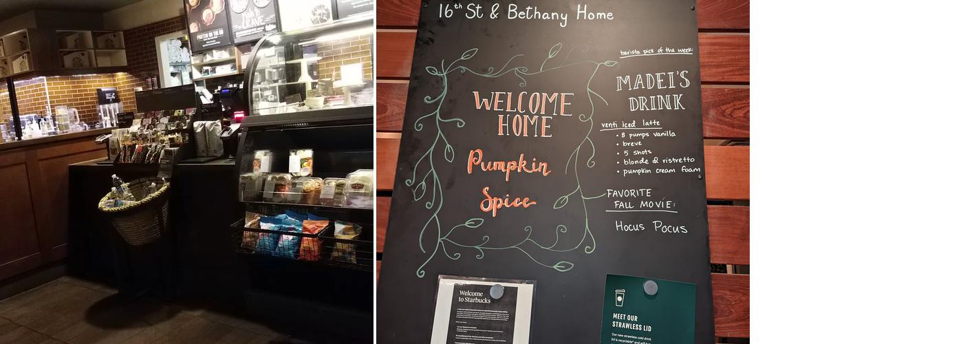 Starbucks Menu