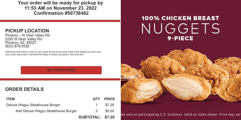 Arby's Menu