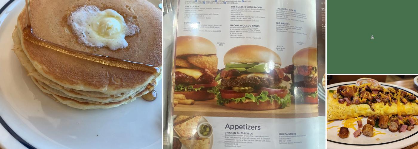 IHOP Menu