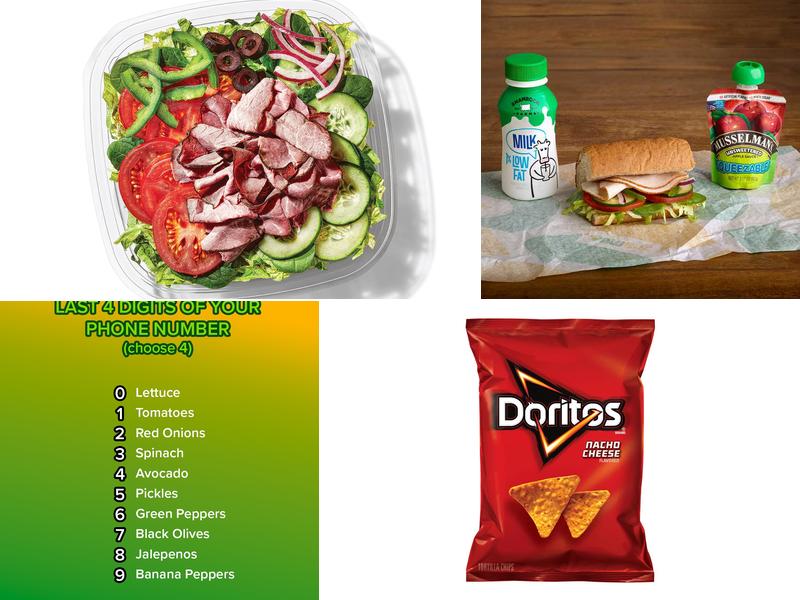 Subway Menu