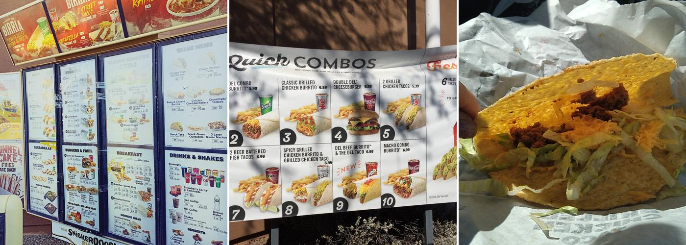 Del Taco Menu