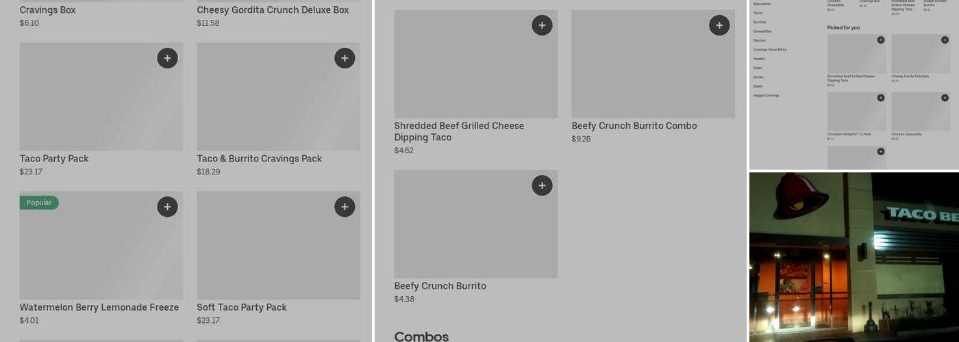 Taco Bell Menu