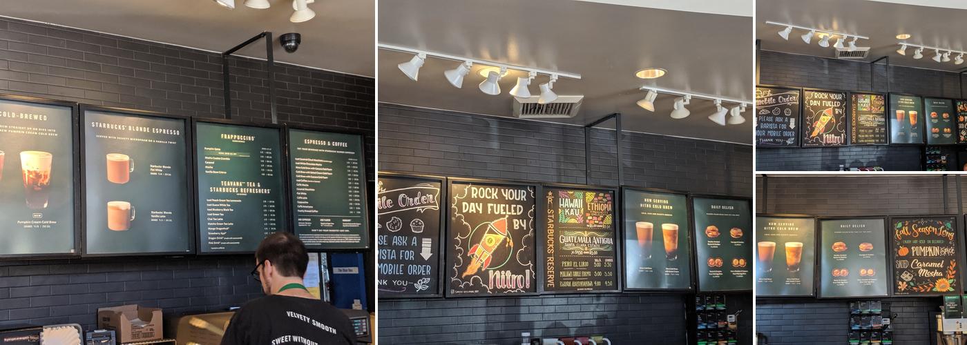 Starbucks Menu