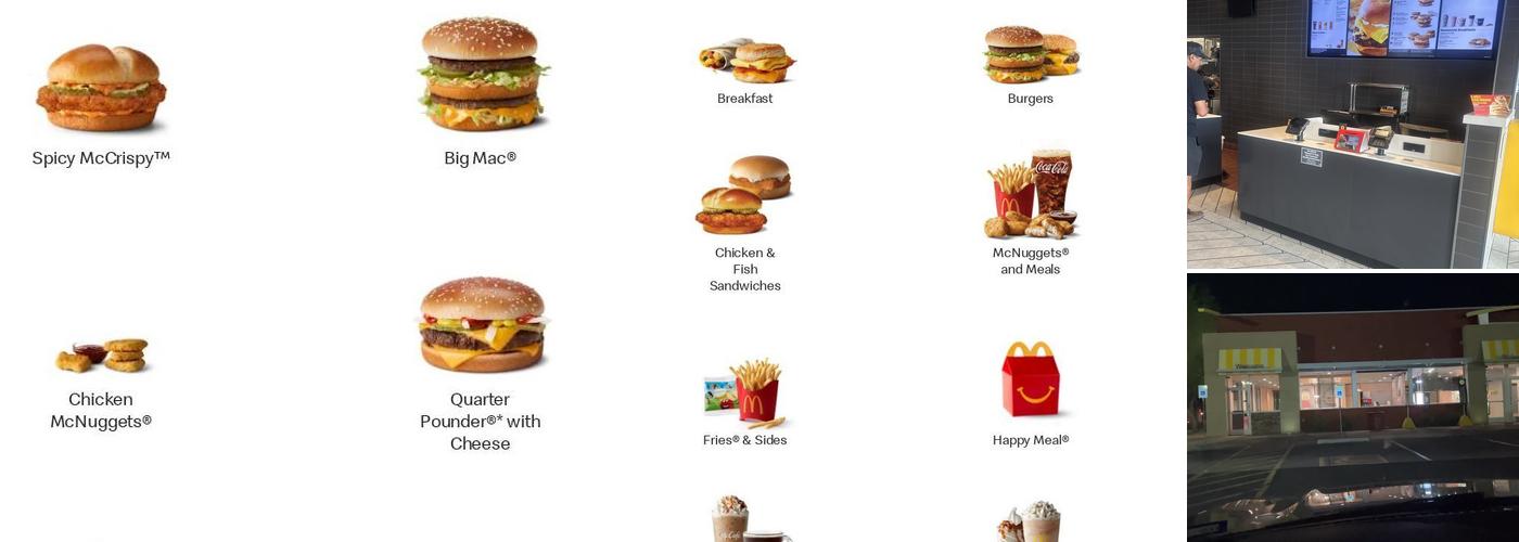 McDonald's Menu