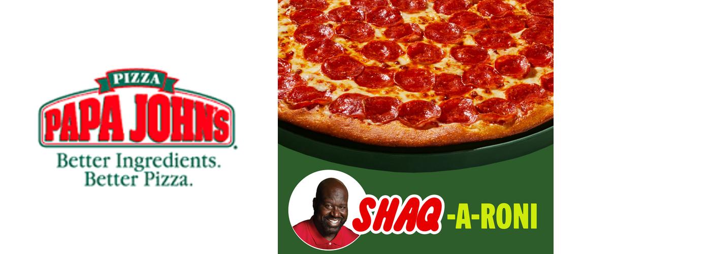 Papa Johns Pizza Menu