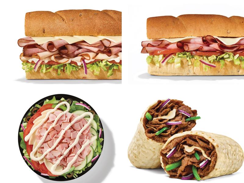 Subway Menu