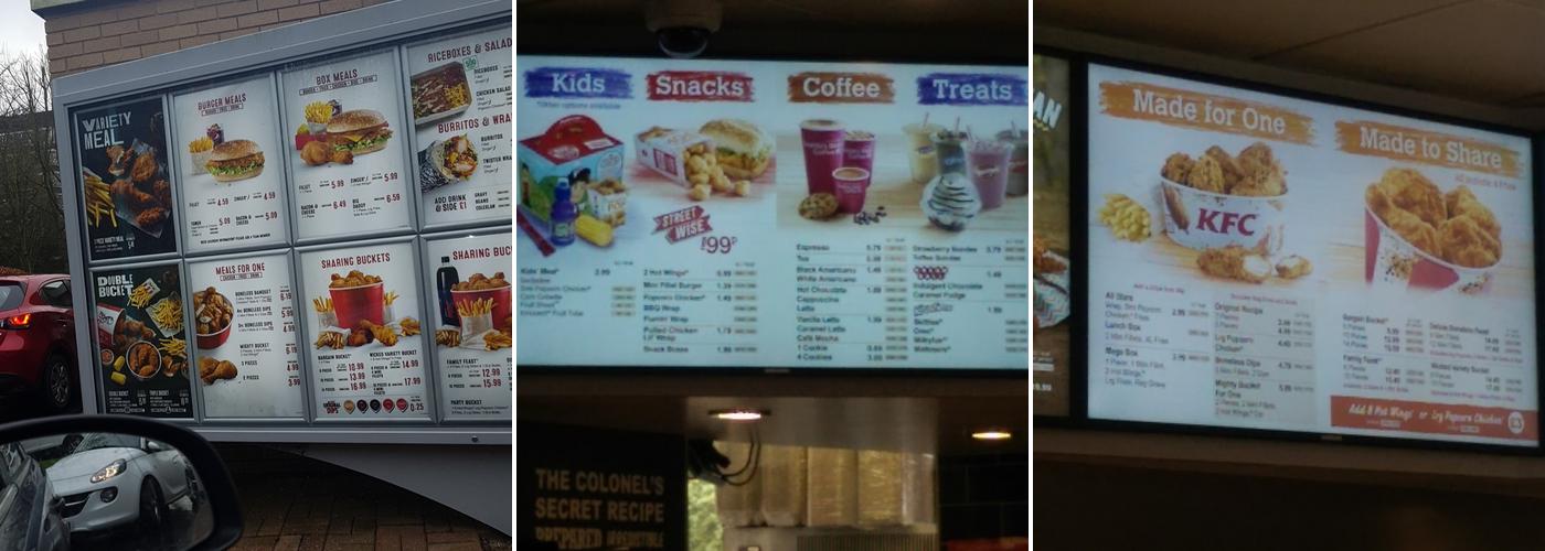 KFC Skelmersdale - Concourse Shopping Centre Menu