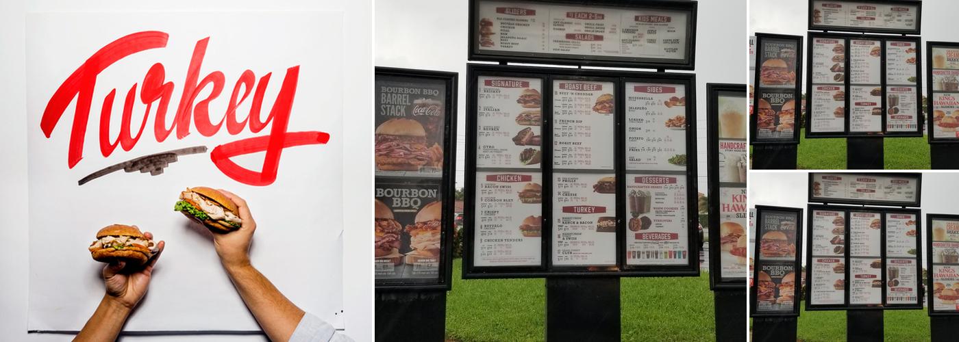 Arby's Menu
