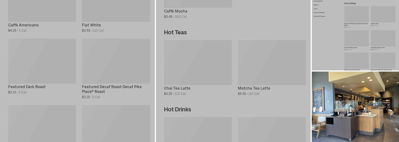 Starbucks Menu