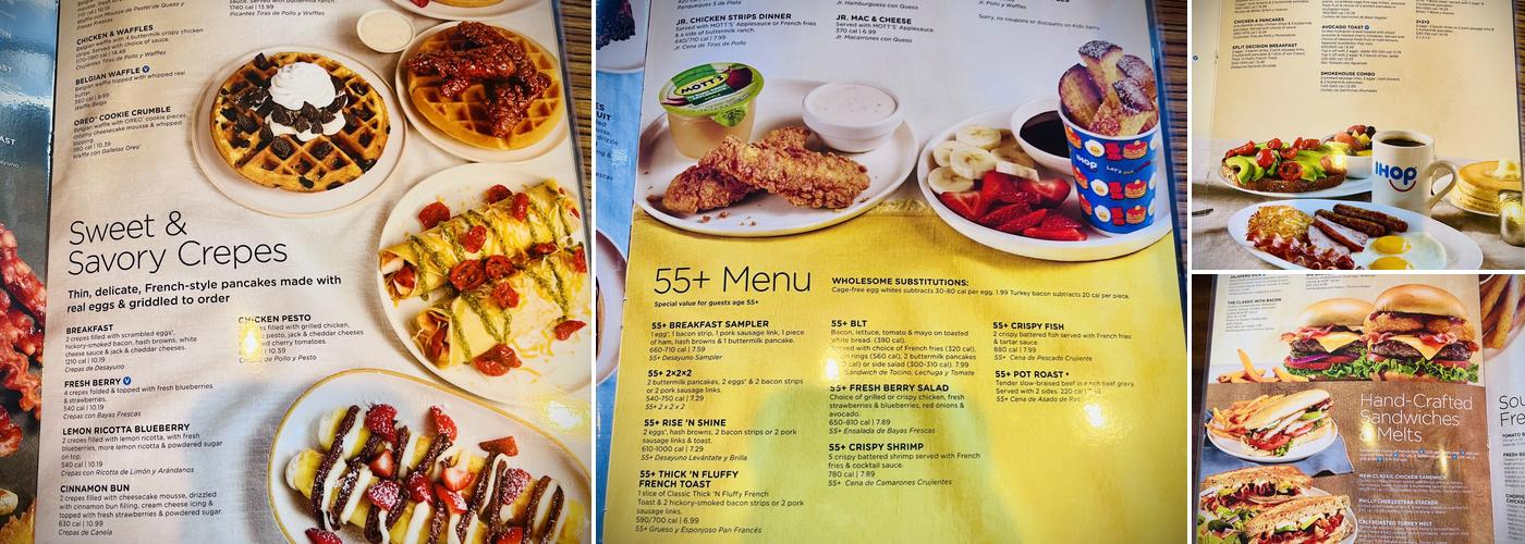 IHOP Menu