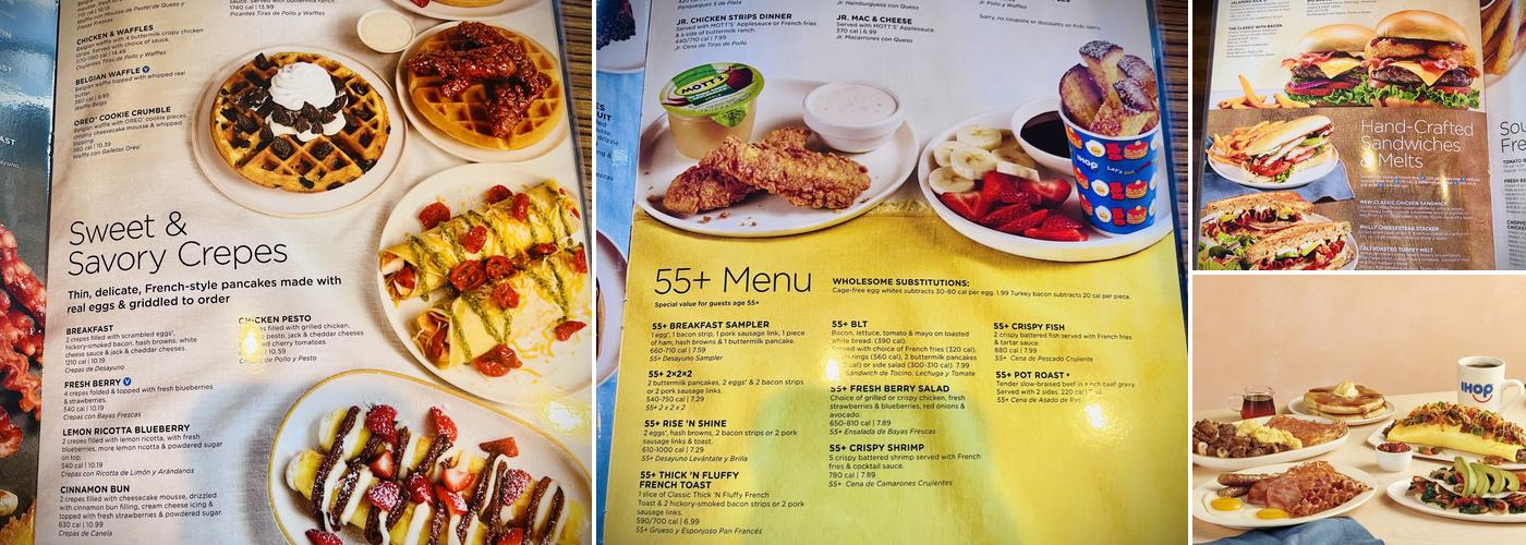 IHOP Menu
