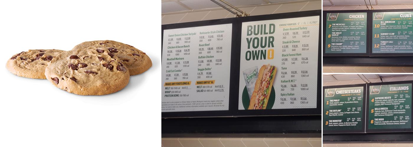 Subway Menu