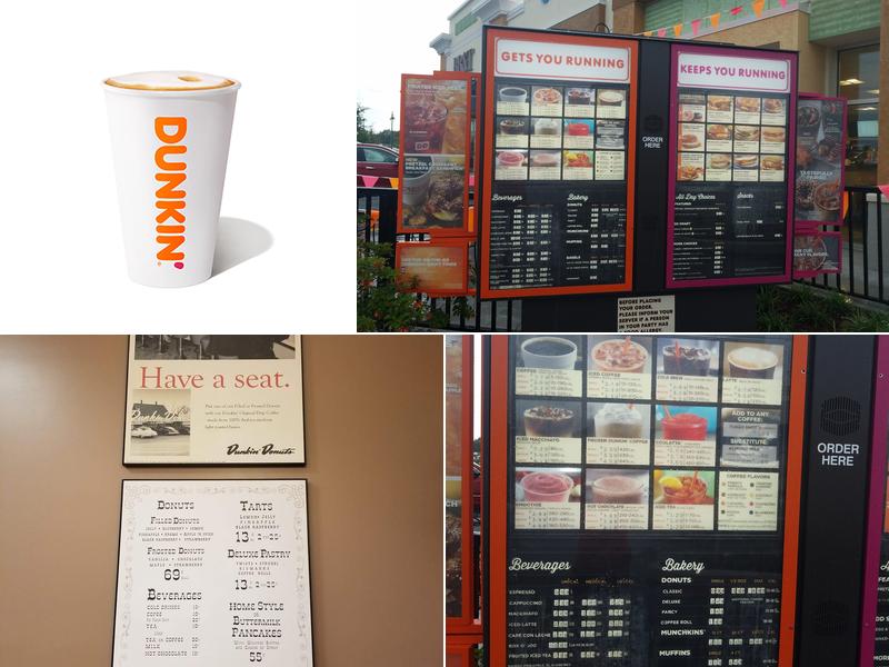 Dunkin' Menu