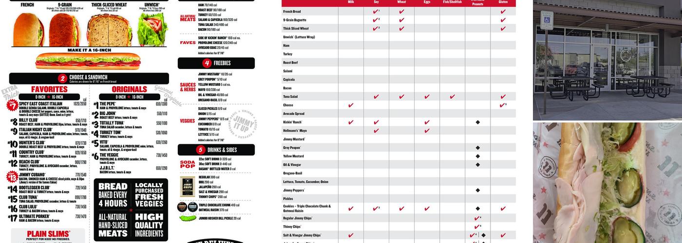 Jimmy John's Menu
