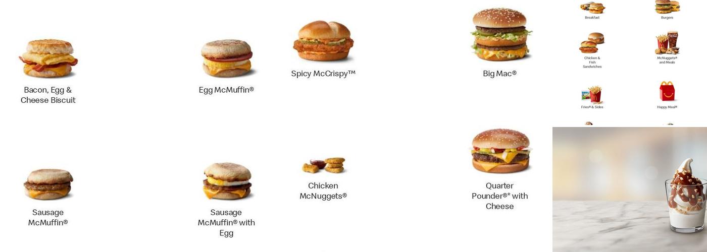 McDonald's Menu