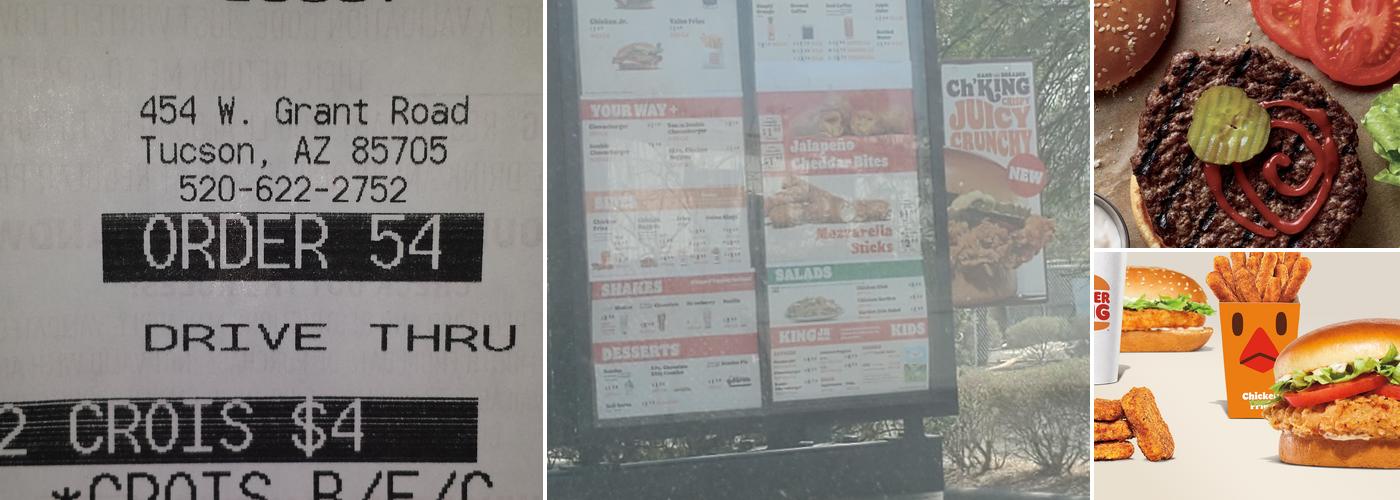 Burger King Menu