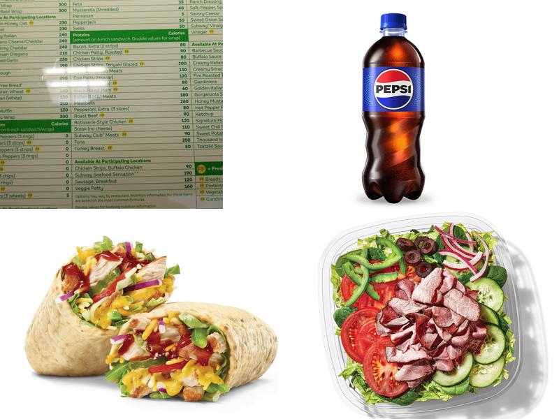 Subway Menu