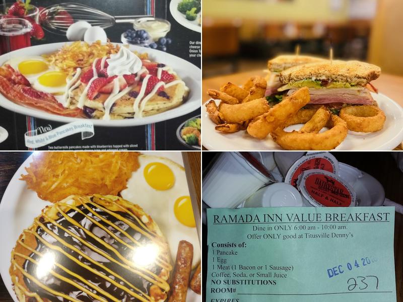 Denny's Restaurant Menu