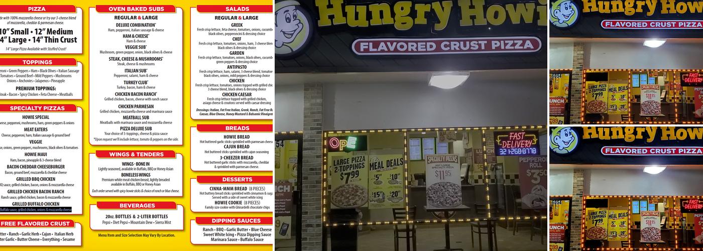 Hungry Howie's Pizza & Subs Menu