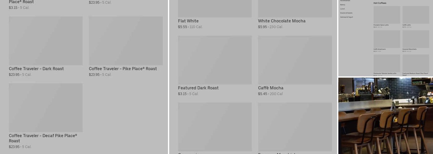 Starbucks Menu