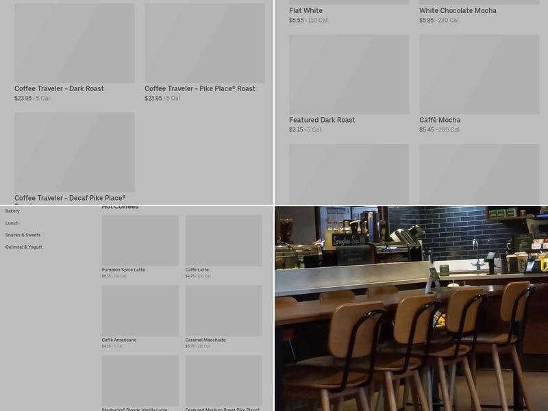 Starbucks Menu