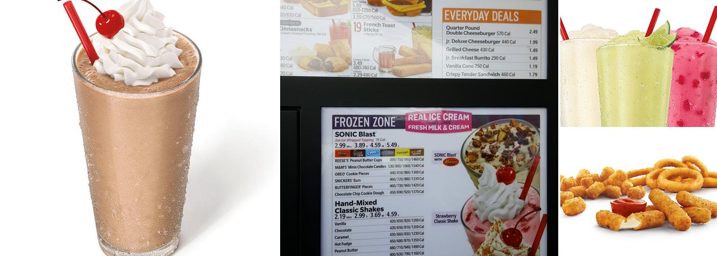 Sonic Drive-In Menu