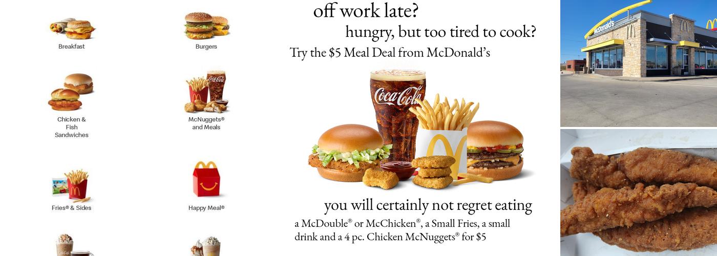 McDonald's Menu