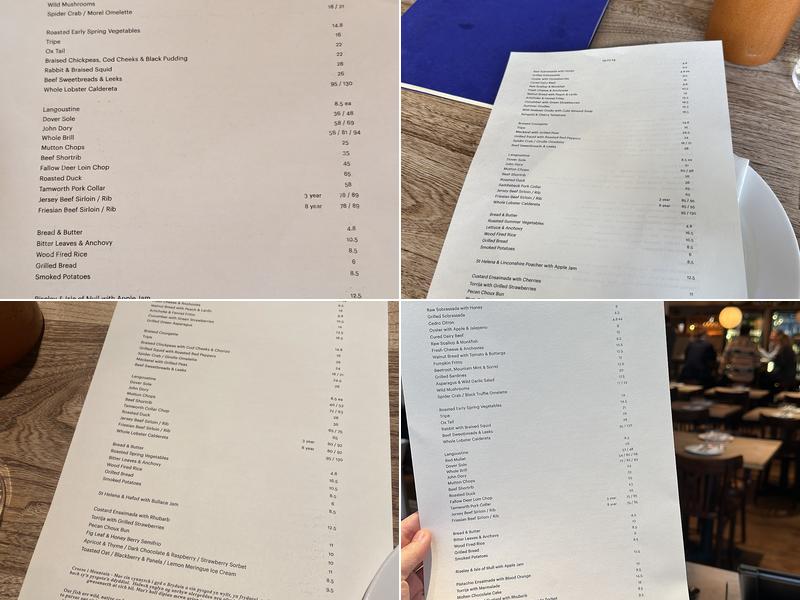 Mountain Beak Street Menu