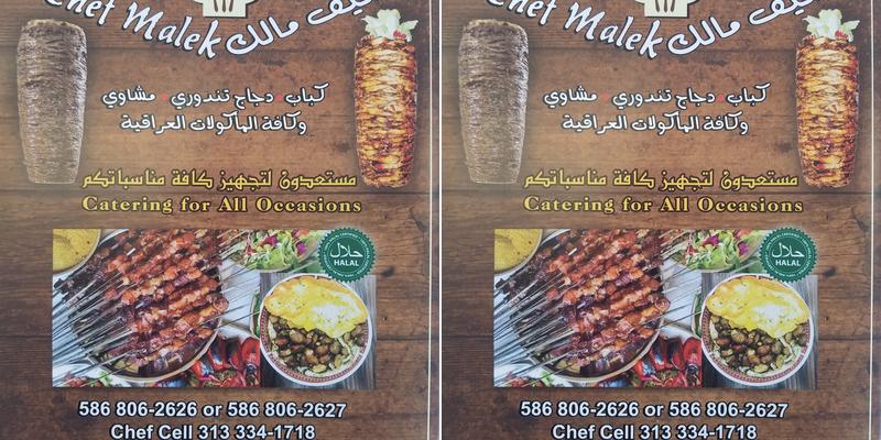 Chef Malek Menu