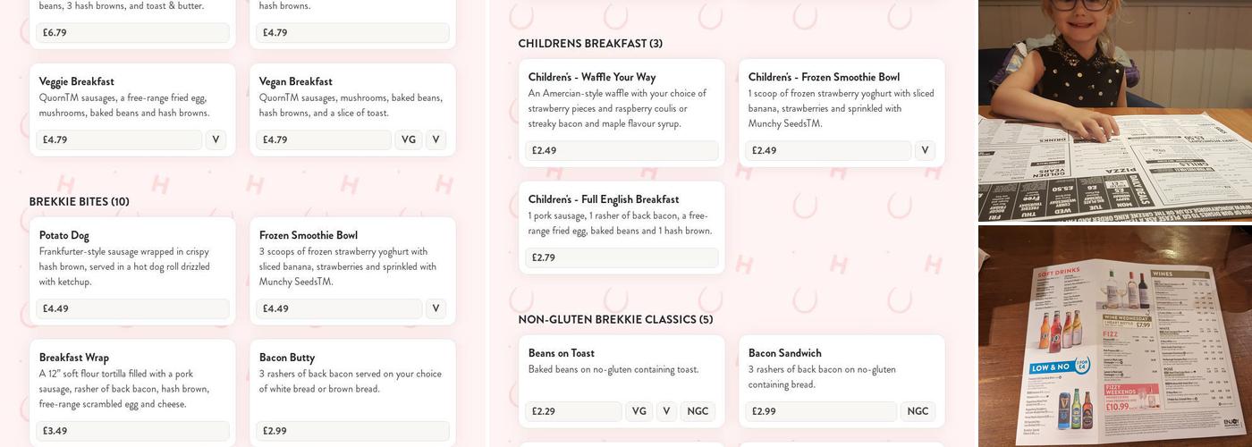 Thatch & Thistle Menu