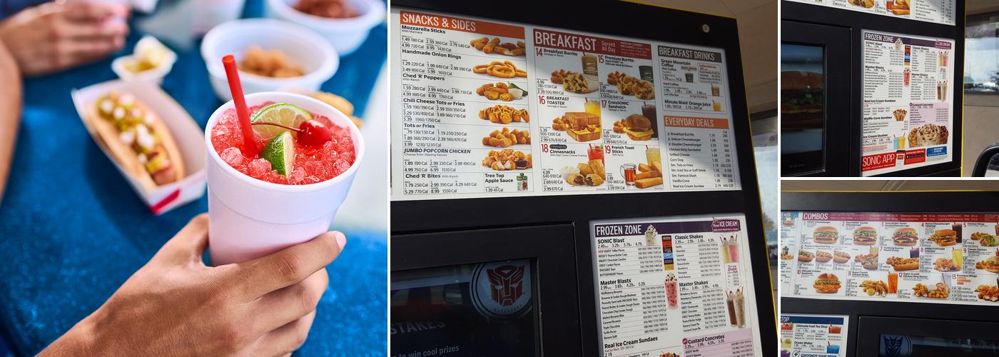 Sonic Drive-In Menu