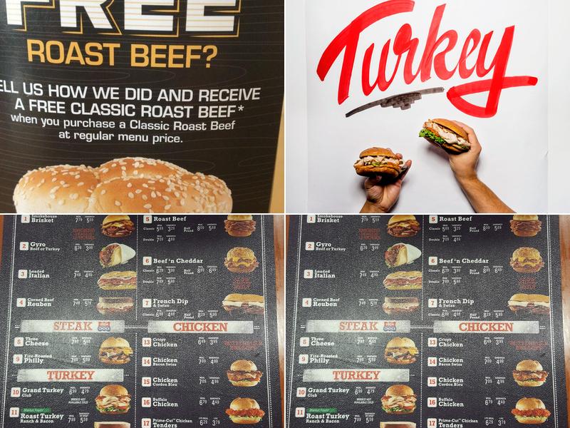 Arby's Menu