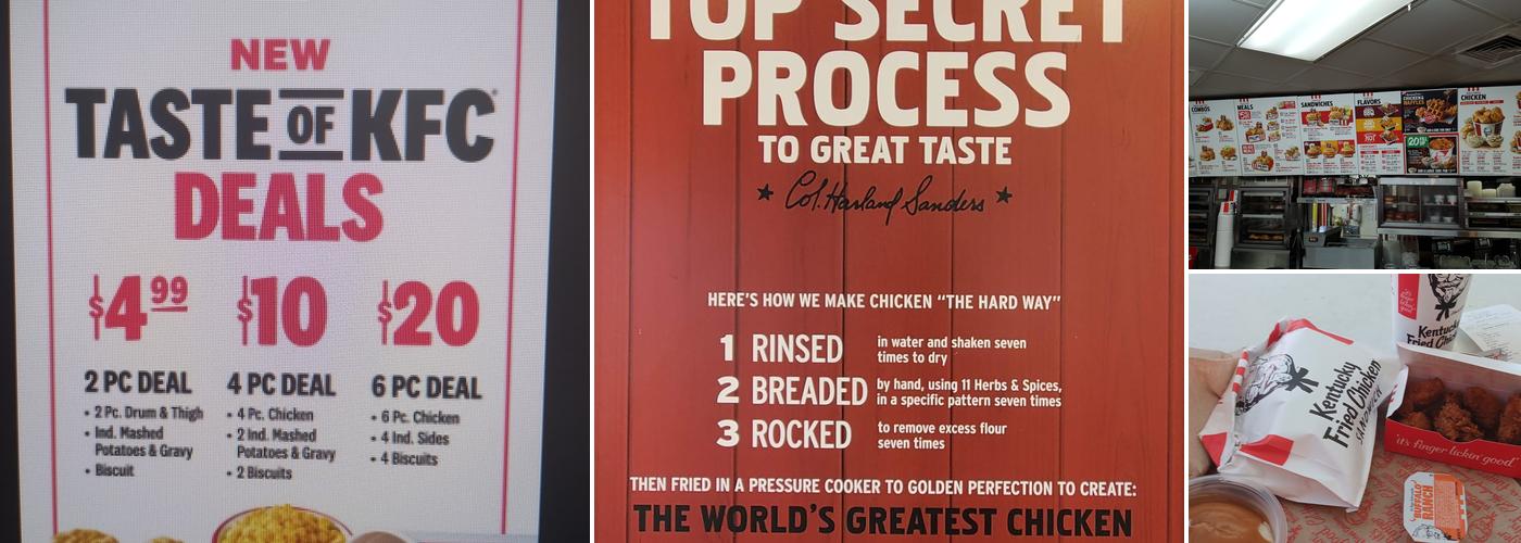 KFC Menu
