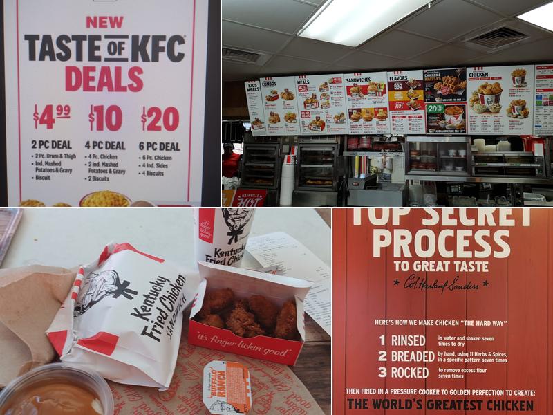 KFC Menu
