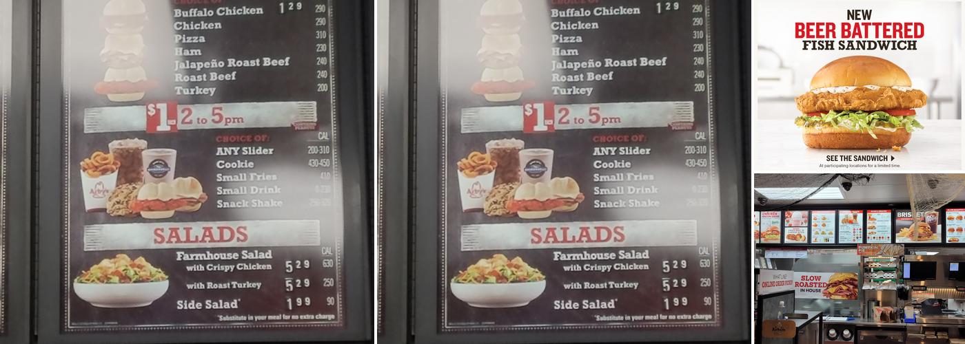Arby's Menu