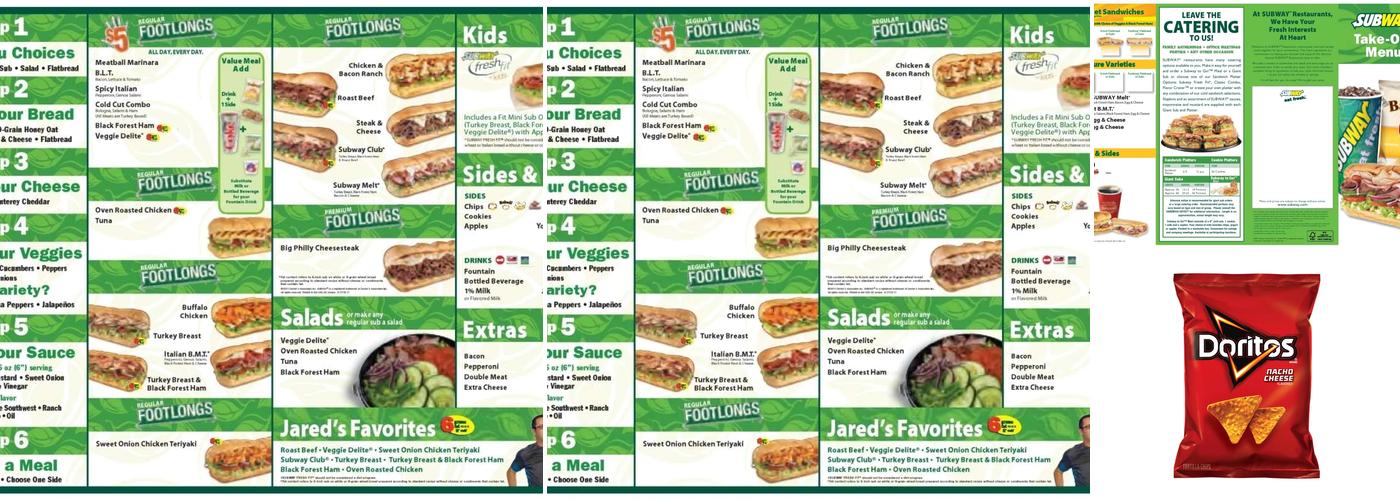 Subway Menu