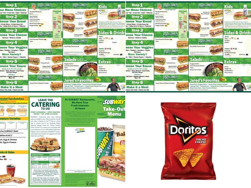 Subway Menu