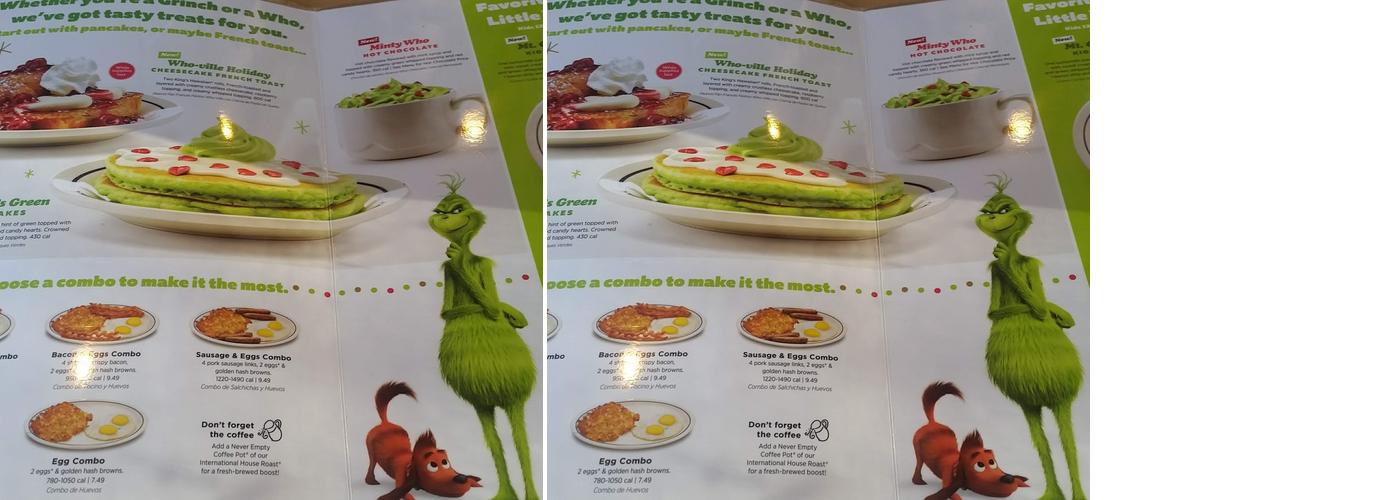 IHOP Menu