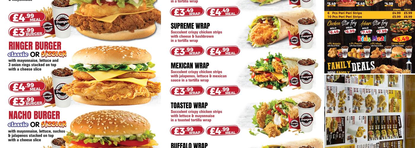 Frangos Menu