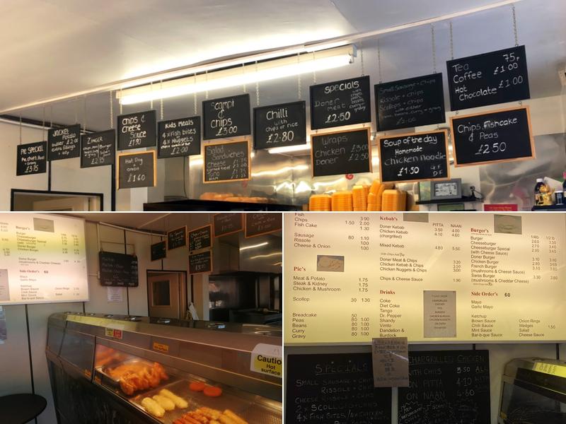 Wendy's Fish & Chips Menu