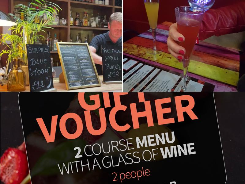 Dans le Noir ? London Restaurant Menu