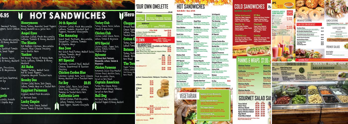 NY GRILL & DELI Menu