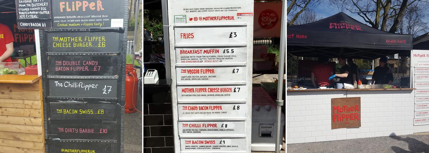 Mother Flipper Menu