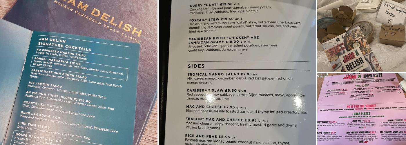 Jam Delish Islington Menu