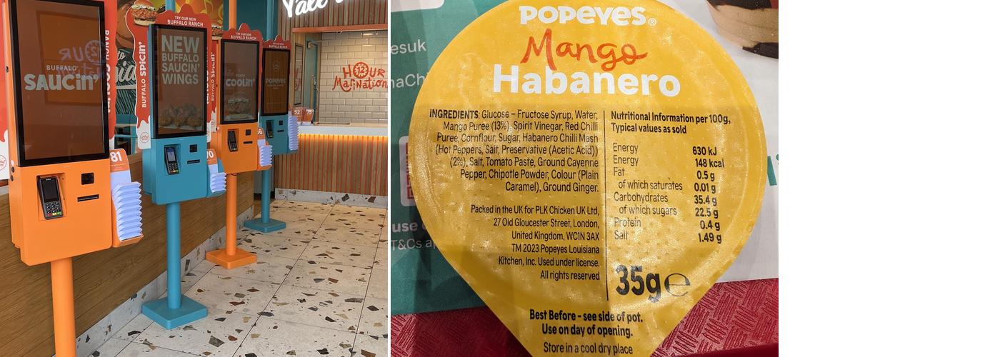 Popeyes Louisiana Chicken Menu