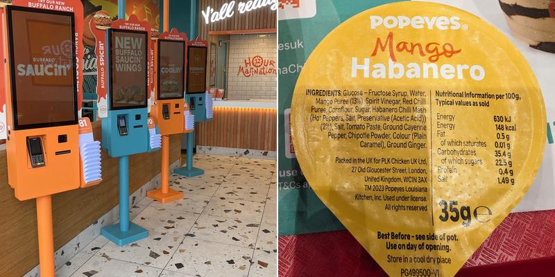 Popeyes Louisiana Chicken Menu