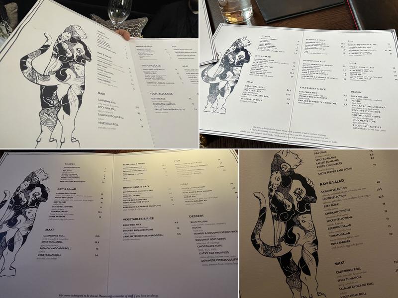 Lucky Cat by Gordon Ramsay - Manchester Menu