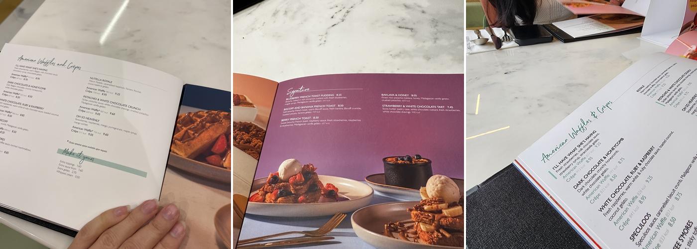 Heavenly Desserts Sutton Coldfield Menu