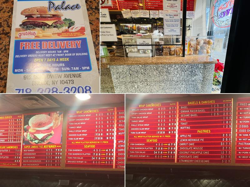 Jimbo's Hamburger Palace Menu