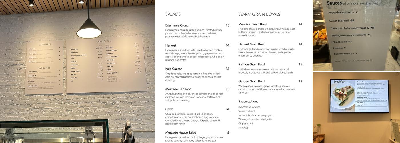 Mercado Menu